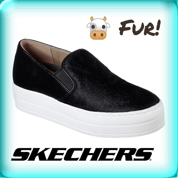 Skechers Shoes - Sketcher Fur leather Furry Friend platform sneaker 7.5